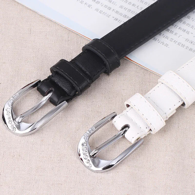 Ceinture blanche pour femme CeinturesCuir