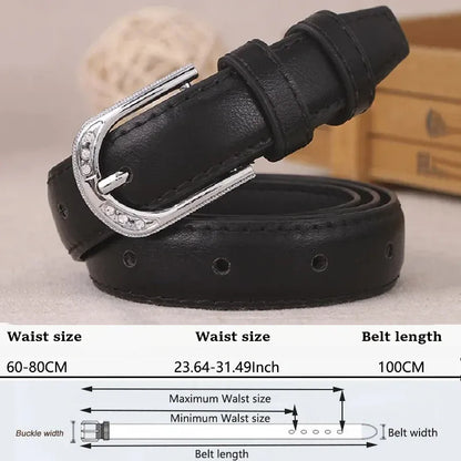 A / 100cm Ceinture blanche pour femme CeinturesCuir