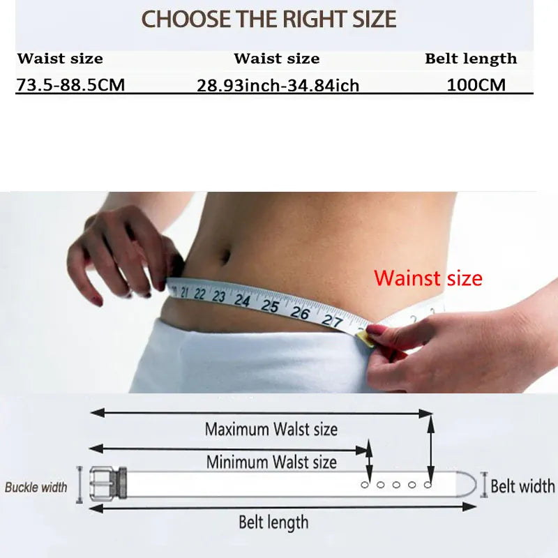 Ceinture blanche pour femme CeinturesCuir