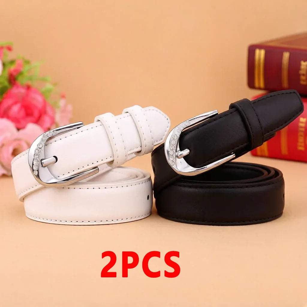 E-F / 100cm Ceinture blanche pour femme CeinturesCuir