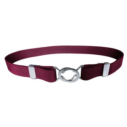 wine red Ceinture bleu marine femme CeinturesCuir