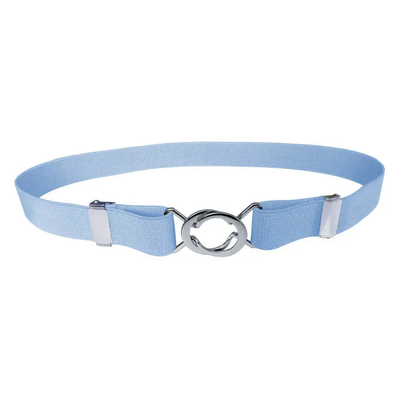 LIGHT BLUE Ceinture bleu marine femme CeinturesCuir