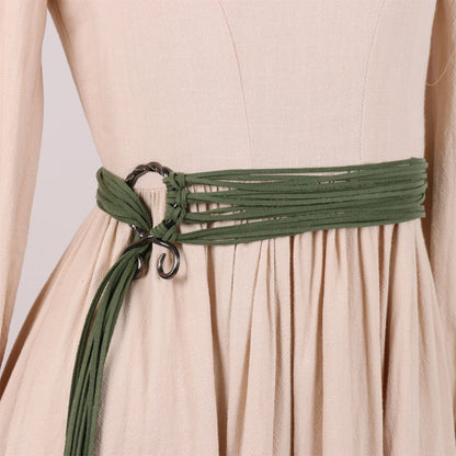 Green ceinture bohème chic CeinturesCuir