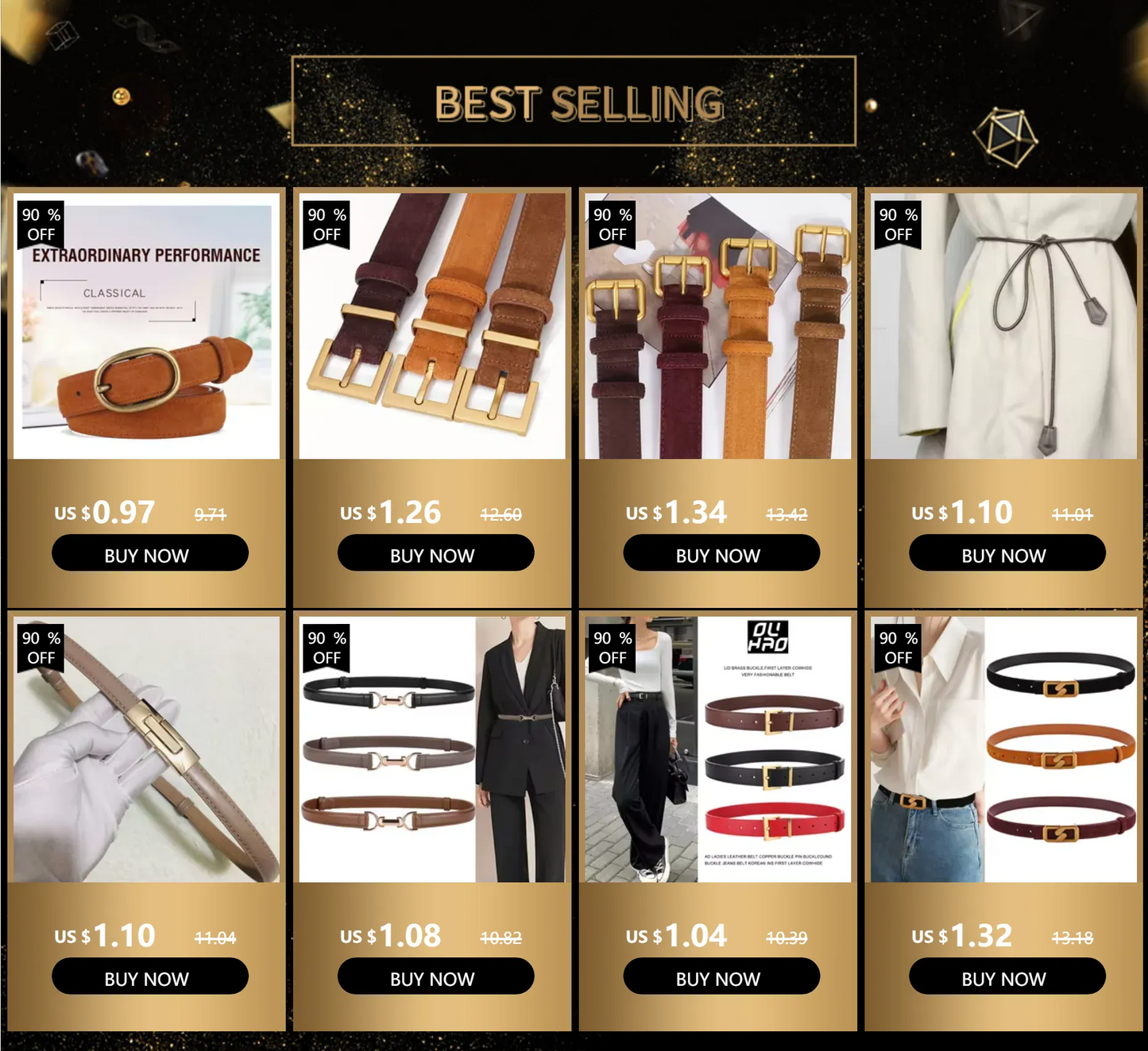 Ceinture camel femme CeinturesCuir