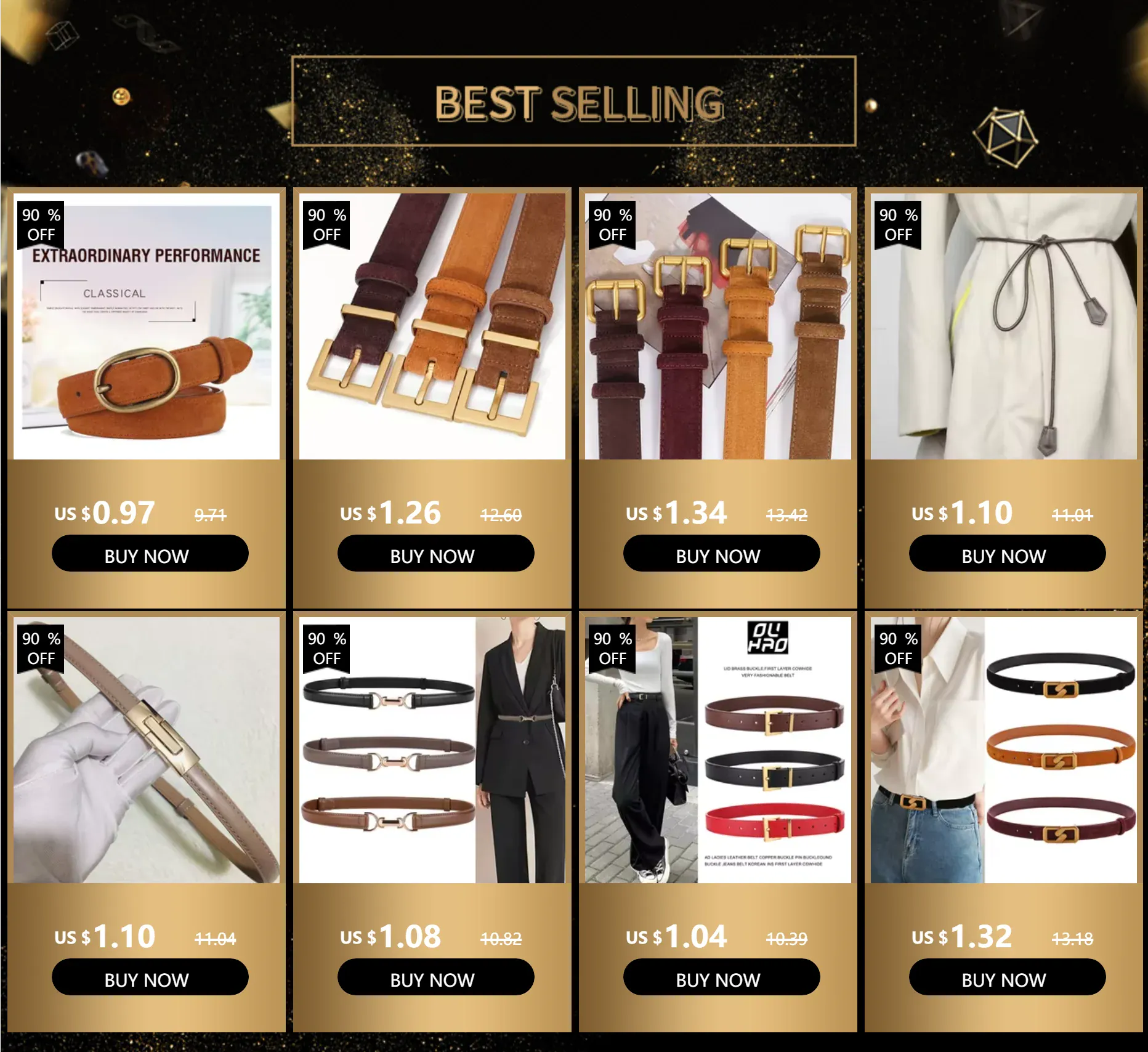 Ceinture camel femme CeinturesCuir