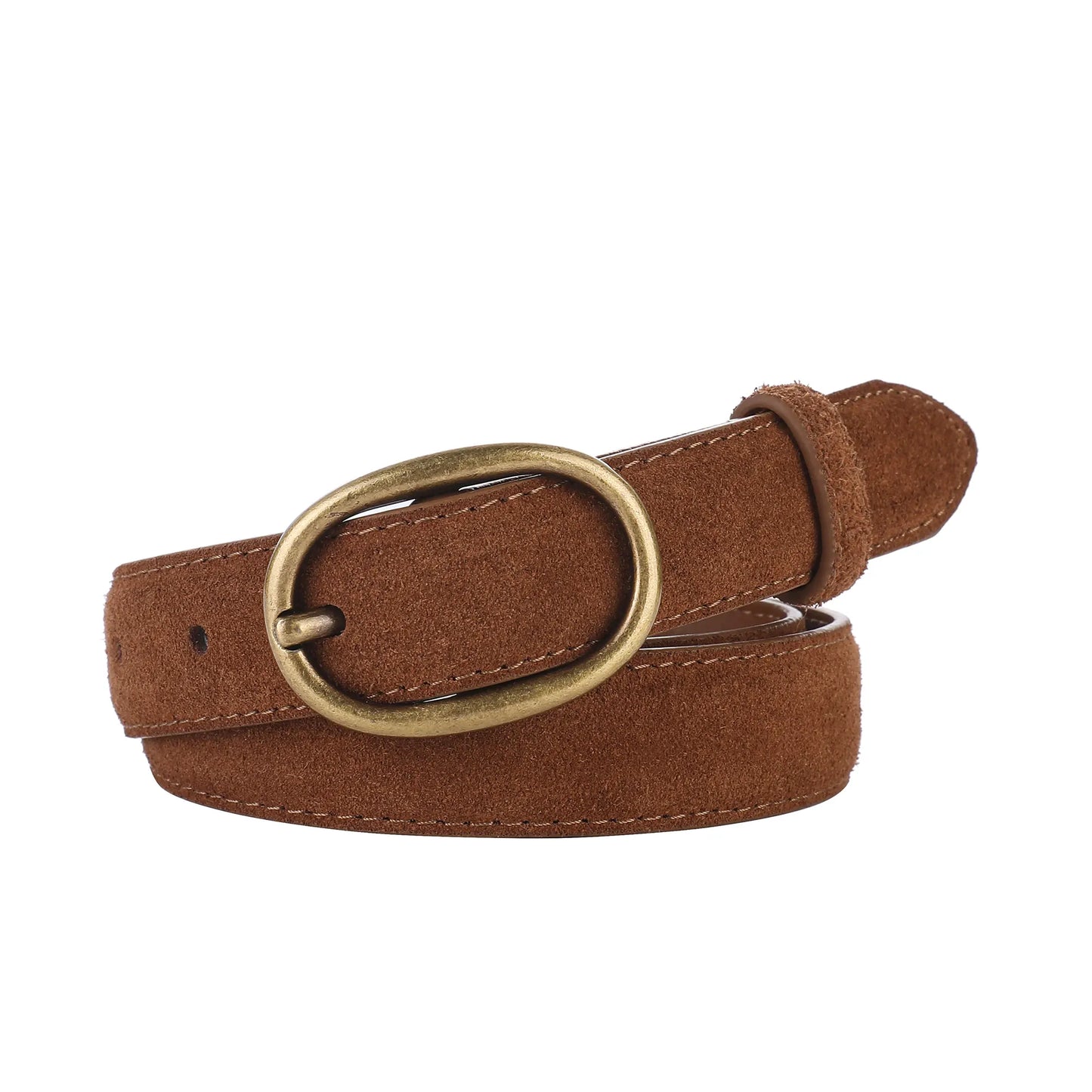 Burnt Orange / 100cm / China Mainland Ceinture camel femme CeinturesCuir
