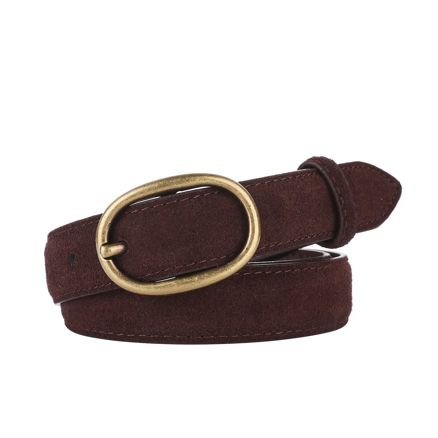 Coffee / 100cm / China Mainland Ceinture camel femme CeinturesCuir