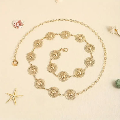 Ceinture chaine argent CeinturesCuir