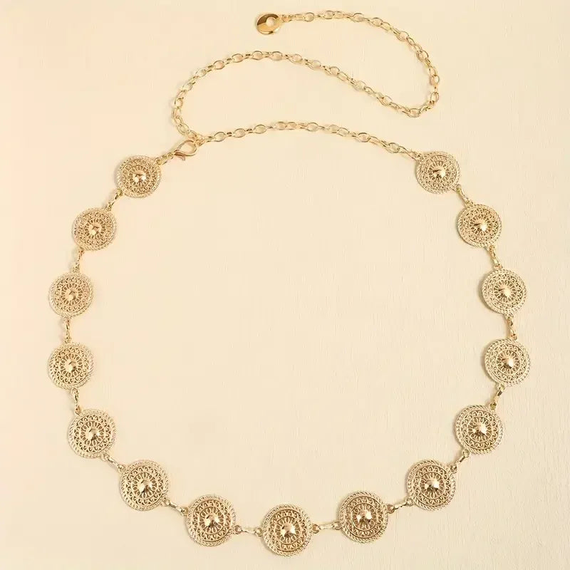 Ceinture chaine argent CeinturesCuir