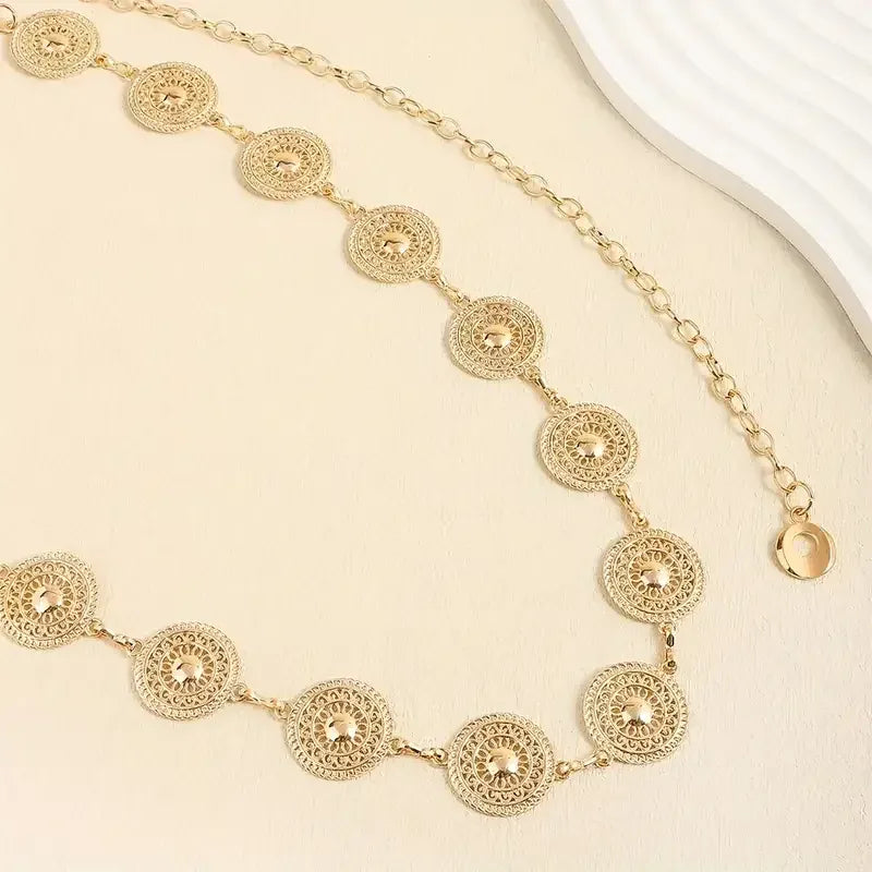 Ceinture chaine argent CeinturesCuir