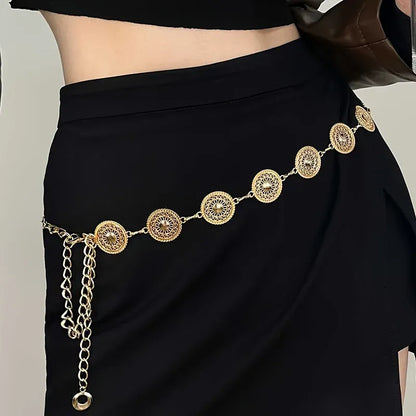 Ceinture chaine argent CeinturesCuir