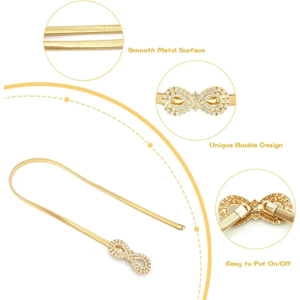 Ceinture chaine or CeinturesCuir