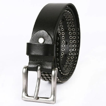 Noir / 105cm ceinture cloutée homme : L'Accessoire Rétro qui Réinvente votre Style Ma boutique