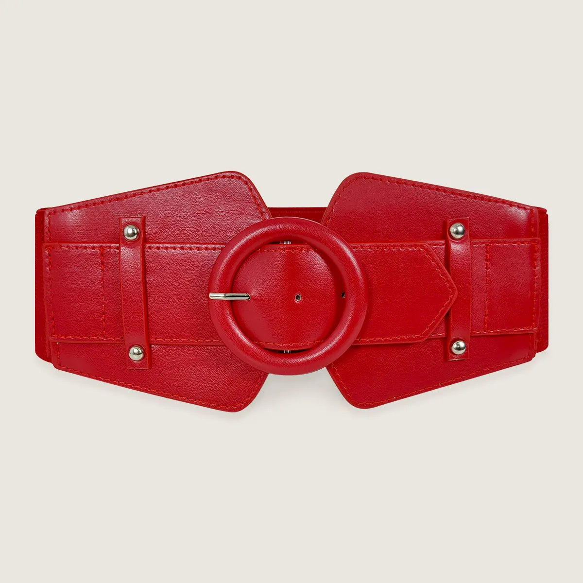 red belt / 77x7.5cm Ceinture corset cuir CeinturesCuir