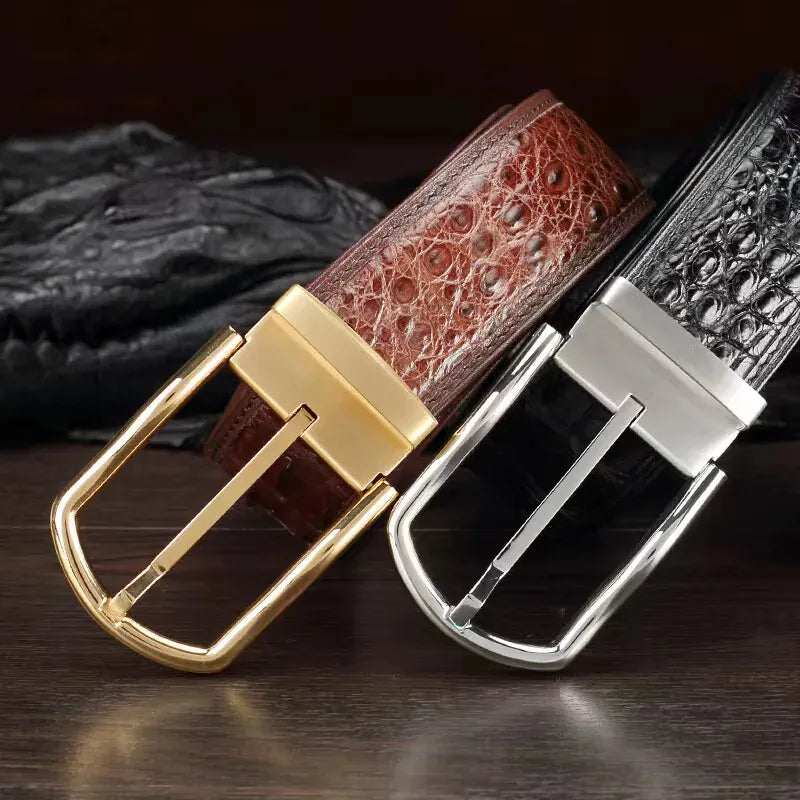 Ceinture Crocodile Homme : l’élégance du cuir véritable style raffiné