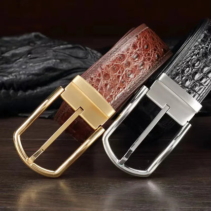 Ceinture Crocodile Homme : l’élégance du cuir véritable style raffiné