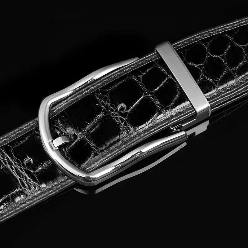 Ceinture Crocodile Homme : l’élégance du cuir véritable style raffiné