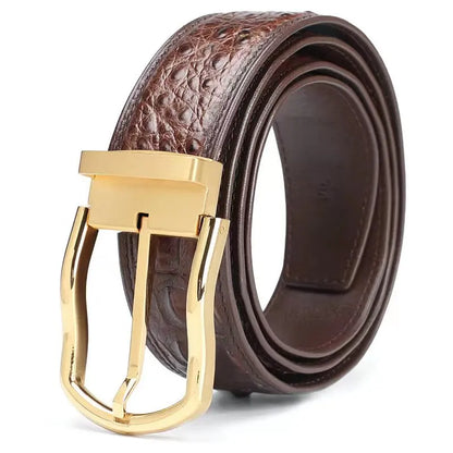 Ceinture Crocodile Homme : l’élégance du cuir véritable style raffiné