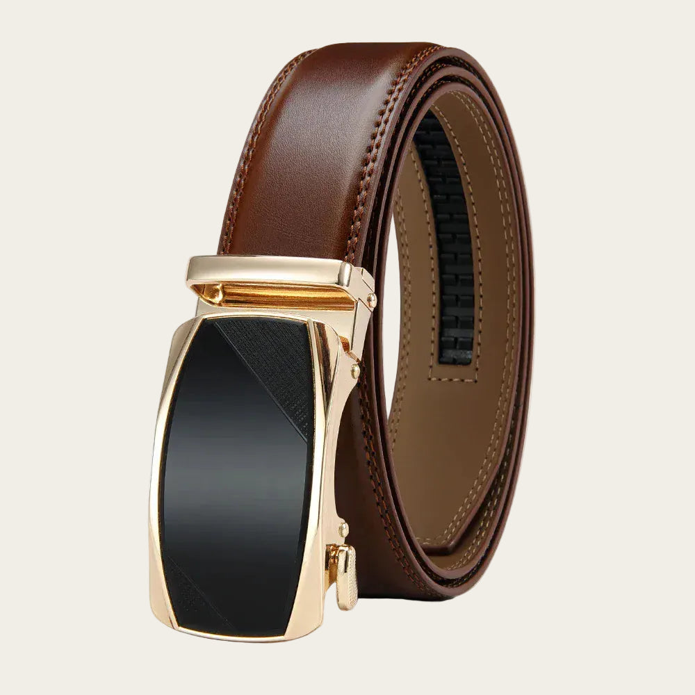 Ceinture cuir avec boucle automatique en alliage de zinc Ma boutique