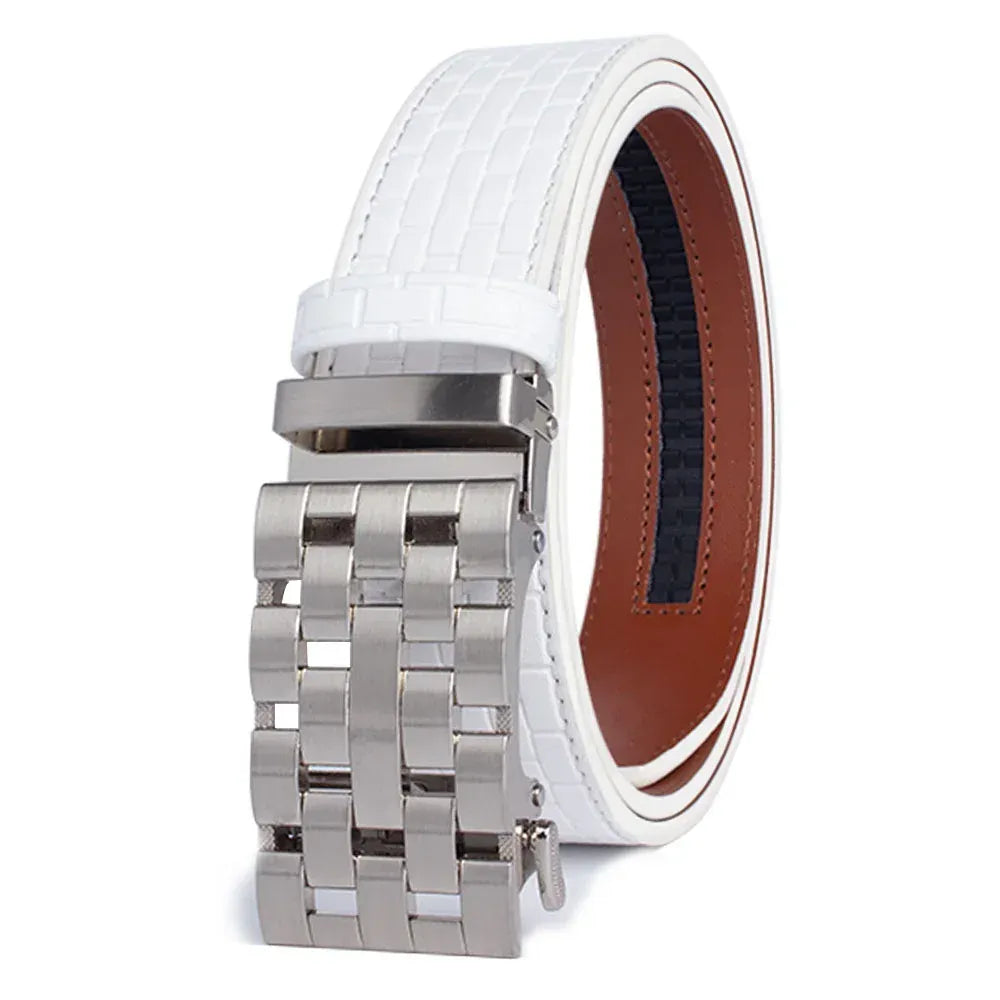 Blanc / 135cm Ceinture cuir de cérémonie pour garçon d'honneur Ma boutique