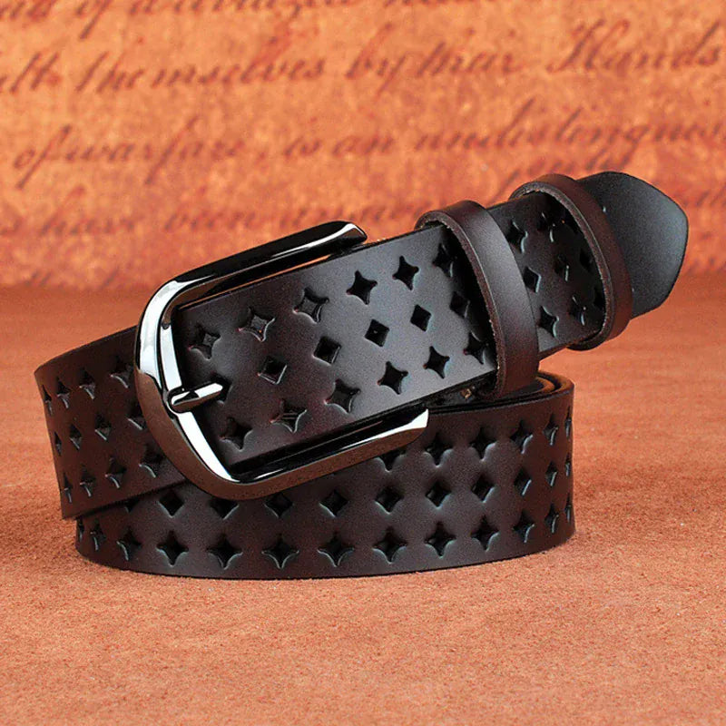 Ceinture cuir de vachette pleine fleur pour pantalon Ma boutique