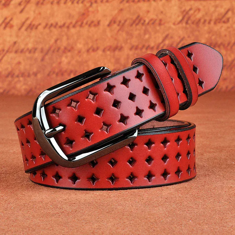Ceinture cuir de vachette pleine fleur pour pantalon Ma boutique