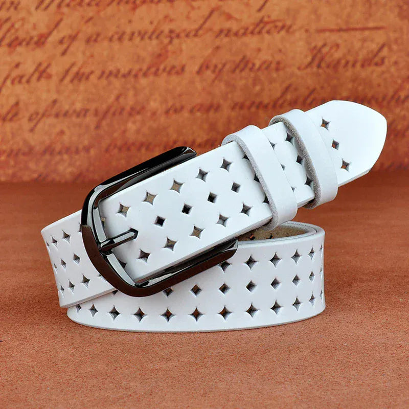 Ceinture cuir de vachette pleine fleur pour pantalon Ma boutique