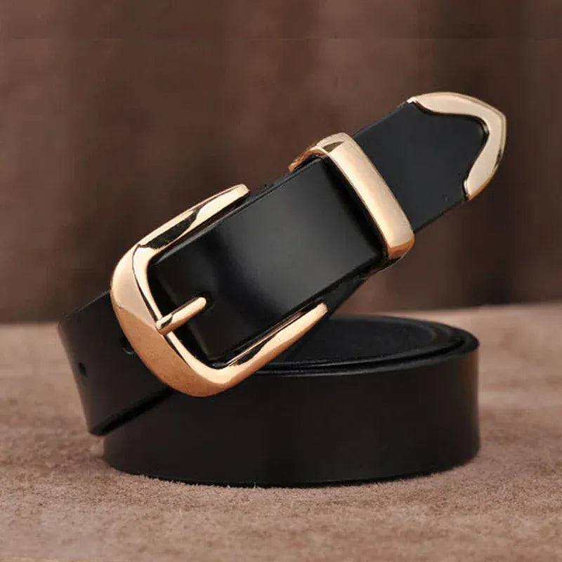 Noir / 110cm Ceinture Cuir Femme Ma boutique