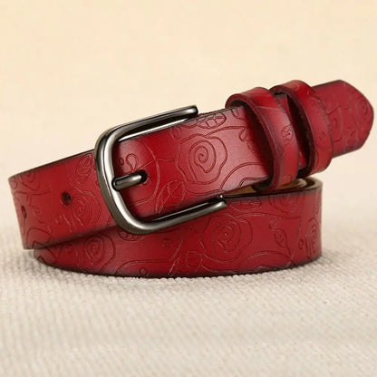 Red / 120cm for 34to35Inch Ceinture Cuir femme pour pentalon CeinturesCuir