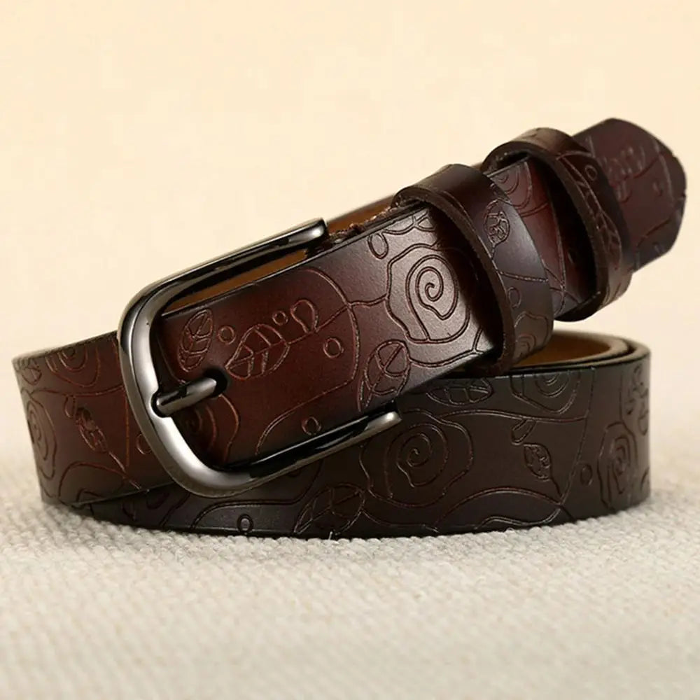 Coffee / 115cm for 34to35Inch Ceinture Cuir femme pour pentalon CeinturesCuir