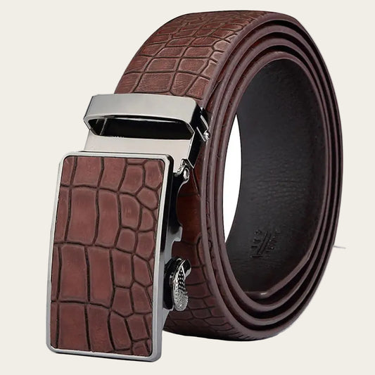 Marron / 110cm Ceinture Cuir Homme Ajustable pour taille sur mesure Ma boutique