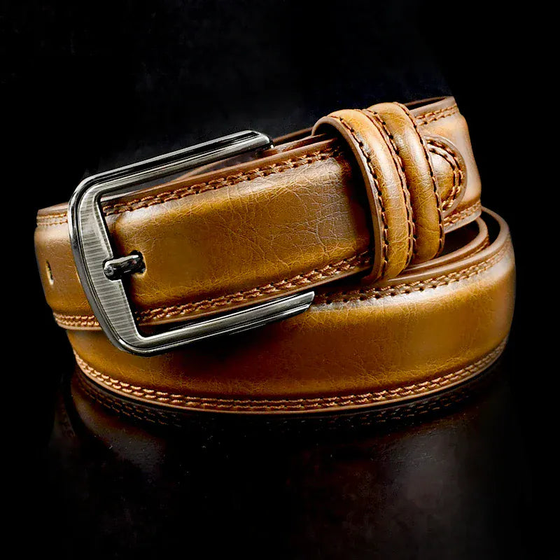 Brun / 125cm Ceinture Cuir Homme Artisanale Ma boutique