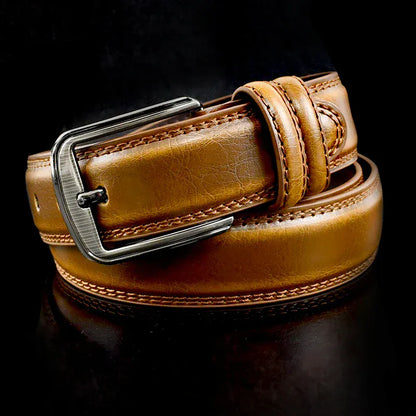 Brun / 125cm Ceinture Cuir Homme Artisanale Ma boutique