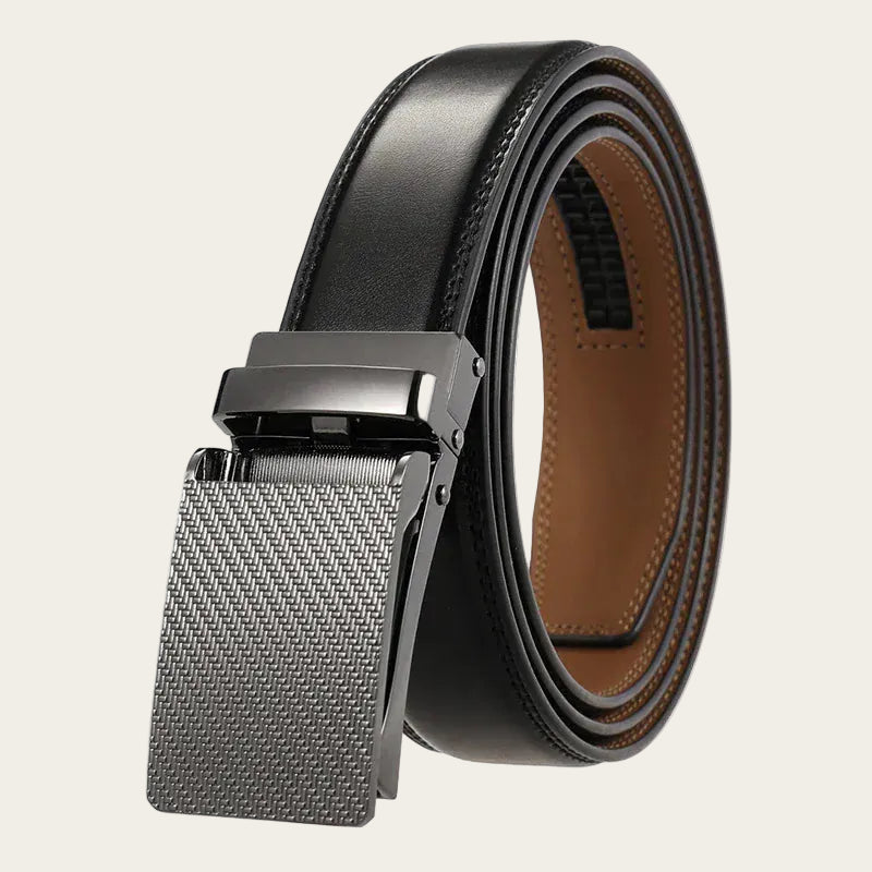 Noir / 105cm Ceinture cuir homme automatique sans trous premium Ma boutique