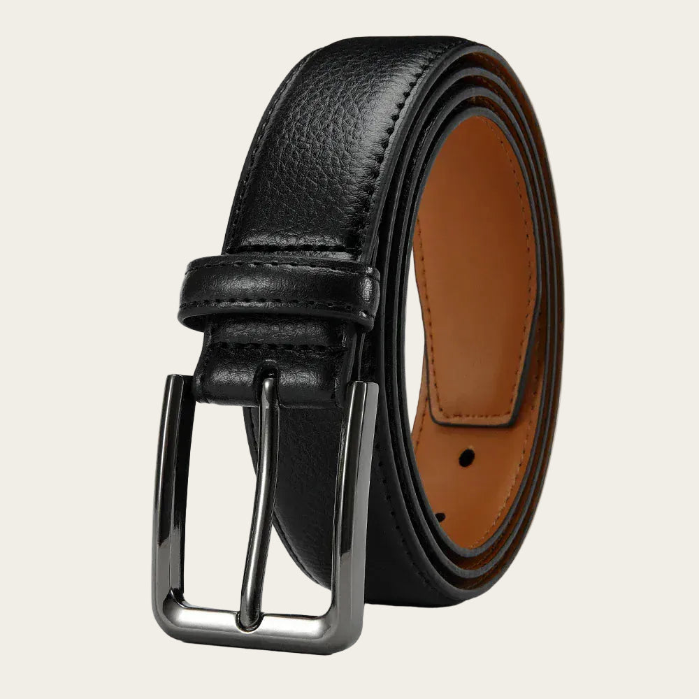 Noir / 125cm Ceinture Cuir Homme Boucle Carrée Minimaliste Ma boutique
