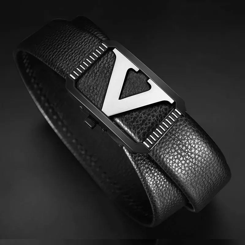 Ceinture cuir homme luxe style italien - Lette V Ma boutique