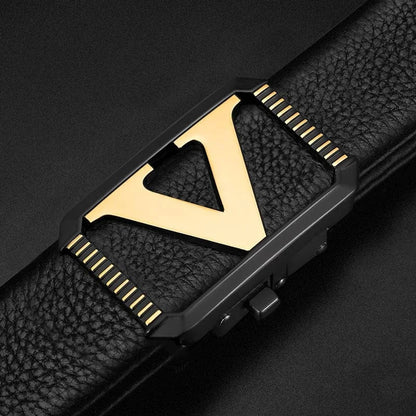 Ceinture cuir homme luxe style italien - Lette V Ma boutique