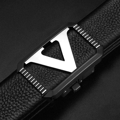 Ceinture cuir homme luxe style italien - Lette V Ma boutique