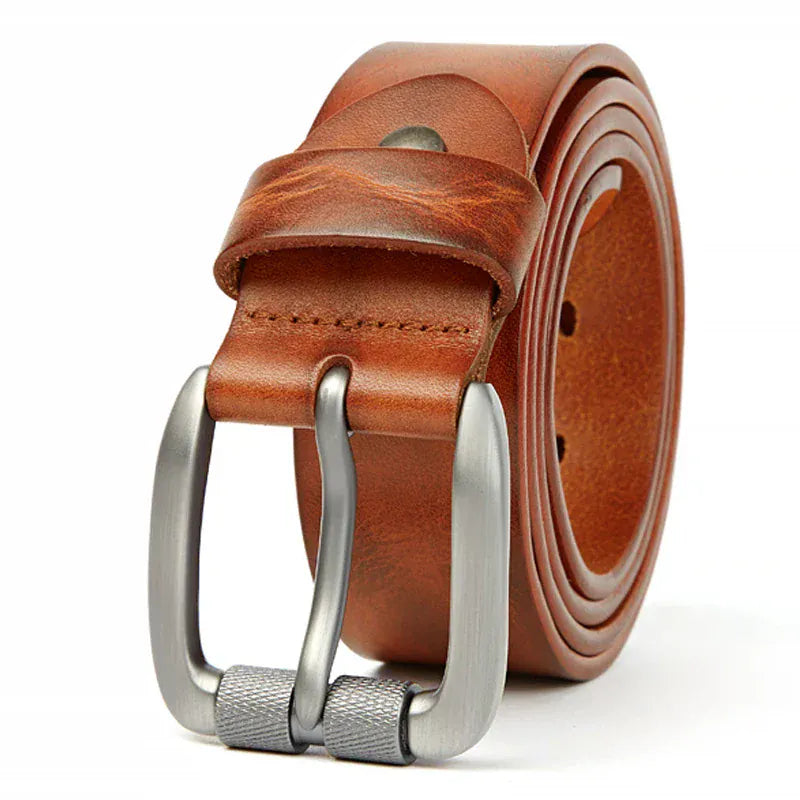 Ceinture Cuir Homme Marron Bistre Vintage Authentique Ma boutique