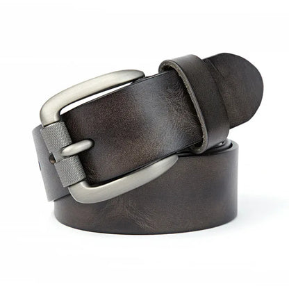 Gris / 105cm Ceinture Cuir Homme Marron Bistre Vintage Authentique Ma boutique