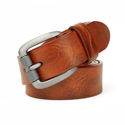 Ceinture Cuir Homme Marron Bistre Vintage Authentique Ma boutique