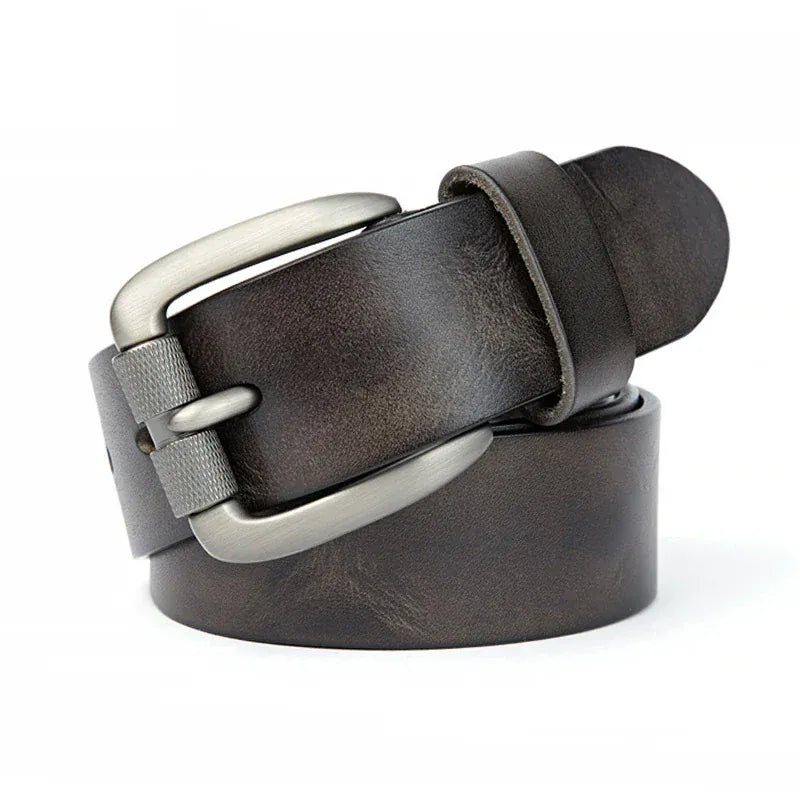 Ceinture Cuir Homme Marron Bistre Vintage Authentique Ma boutique