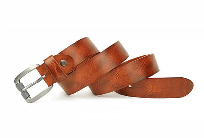Ceinture Cuir Homme Marron Bistre Vintage Authentique Ma boutique