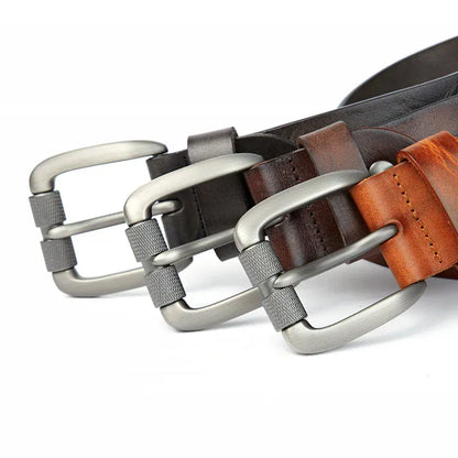 Ceinture Cuir Homme Marron Bistre Vintage Authentique Ma boutique