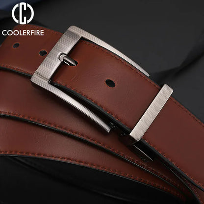 Ceinture Cuir Homme Noir et Marron Ma boutique