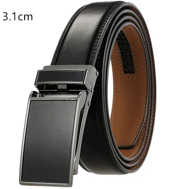 Noir 2 / 130cm ceinture cuir homme pour bureau Ma boutique