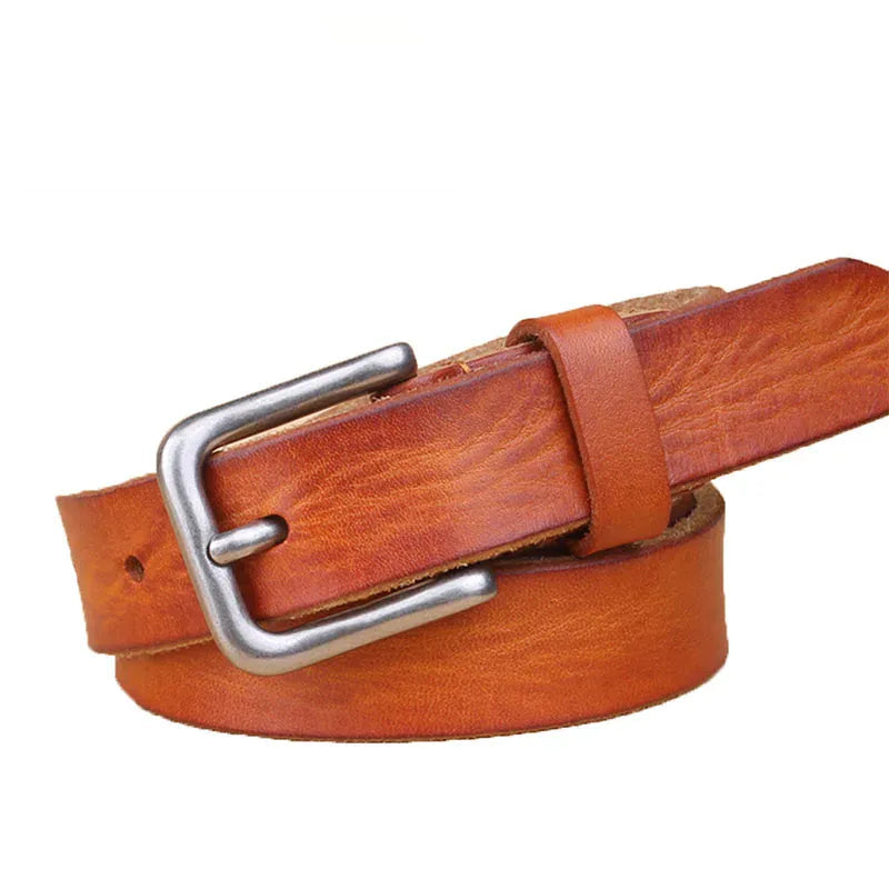 Orange / 100cm Ceinture Cuir Homme Style Rétro Années 70 Ma boutique