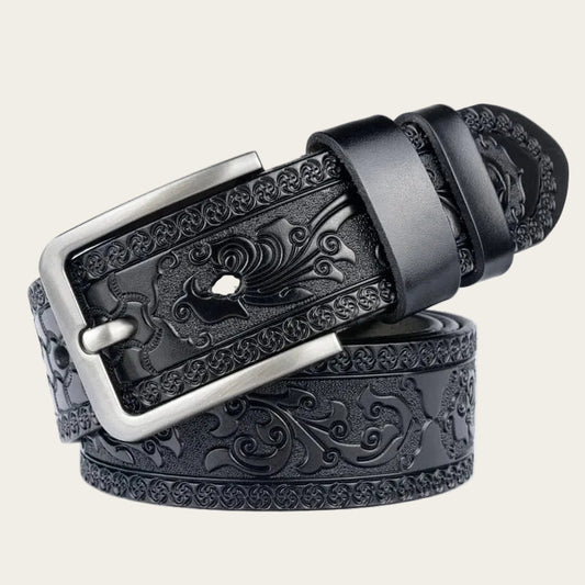 Ceinture cuir homme style western cowboy Ma boutique
