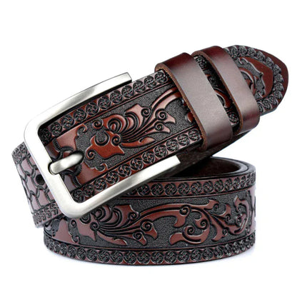 Ceinture cuir homme style western cowboy Ma boutique