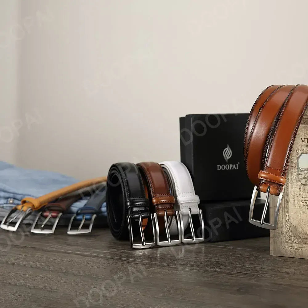 Ceinture Cuir Marron Chocolat Homme Business Ma boutique